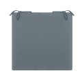 Μαξιλάρι Seat από ύφασμα σε χρώμα γκρι 45x45x5εκ