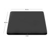 STOOL Seat Cushion 39x39/3cm Black