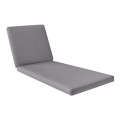 VERANO Cushion 208x69/8 Grey Water Repellent Velcro