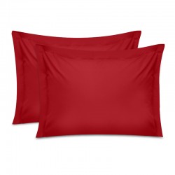Μαξιλαροθήκες ύπνου Tonne Cotton Box Σετ 2 τμχ χρώμα κόκκινο 50x70+5εκ. Μαξιλαροθήκες ύπνου Tonne Cotton Box Σετ 2 τμχ χρώμα κόκκινο 50x70+5εκ.
