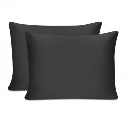 Μαξιλαροθήκες ύπνου Tonne Cotton Box Σετ 2 τμχ χρώμα μαύρο 50x80εκ. Μαξιλαροθήκες ύπνου Tonne Cotton Box Σετ 2 τμχ χρώμα μαύρο 50x80εκ.