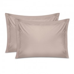 Μαξιλαροθήκες ύπνου Tonne Cotton Box Σετ 2 τμχ χρώμα μπεζ 50x80+5εκ. Μαξιλαροθήκες ύπνου Tonne Cotton Box Σετ 2 τμχ χρώμα μπεζ 50x80+5εκ.