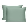 Μαξιλαροθήκες ύπνου Tonne Cotton Box Σετ 2 τμχ χρώμα πράσινο 50x80εκ.