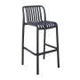 MODA Stackable Bar Stool-Pro PP-UV Anthracite