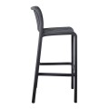 MODA Stackable Bar Stool-Pro PP-UV Anthracite