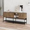 Μπουφές Amira Megapap χρώμα καρυδί Ud - black wood 180x40x80εκ.
