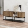 Amira Megapap melamine concole in walnut Ud - black wood 180x40x80cm.
