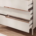 Arch Megapap melamine concole in sandstone color 150x40x78.4cm.