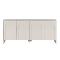 Μπουφές Aurelia Megapap χρώμα κρεμ 180x45x80εκ.