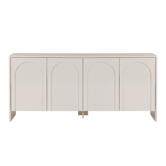 Μπουφές Aurelia Megapap χρώμα κρεμ 180x45x80εκ.