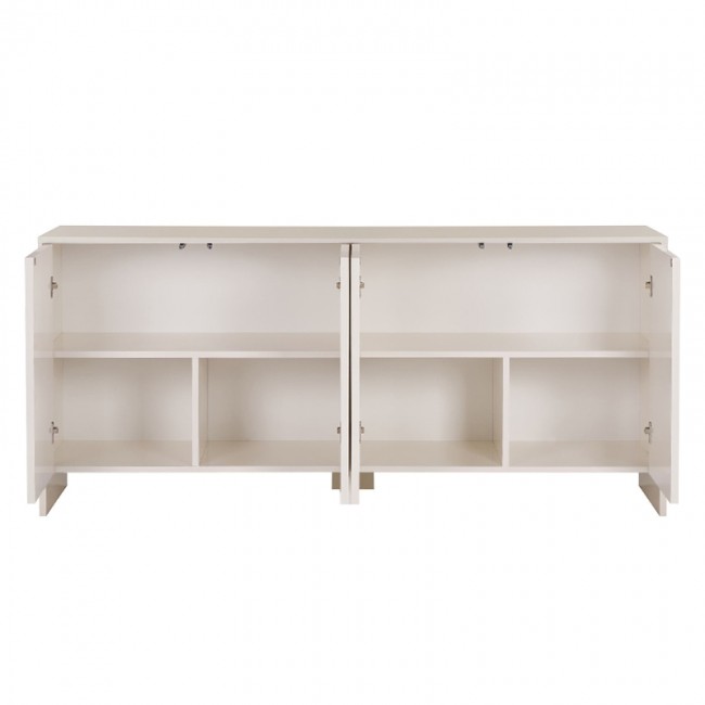 Μπουφές Aurelia Megapap χρώμα κρεμ 180x45x80εκ.