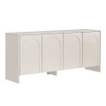 Μπουφές Aurelia Megapap χρώμα κρεμ 180x45x80εκ.