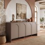 Aurelia Megapap melamine console in mocha color 180x45x80cm.