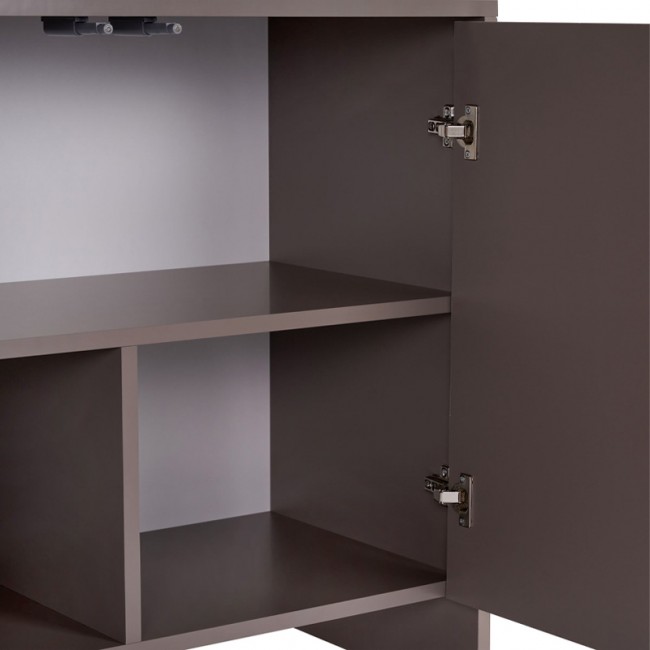 Μπουφές Aurelia Megapap χρώμα μόκα 180x45x80εκ.