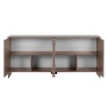 Μπουφές Aurelia Megapap χρώμα μόκα 180x45x80εκ.
