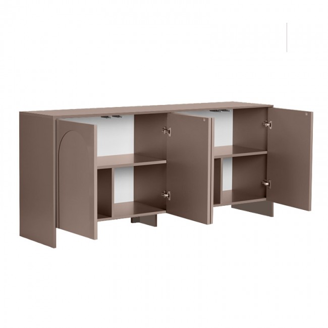 Μπουφές Aurelia Megapap χρώμα μόκα 180x45x80εκ.