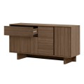 Μπουφές Capri Megapap χρώμα καρυδί milano 146x45x76,5εκ.