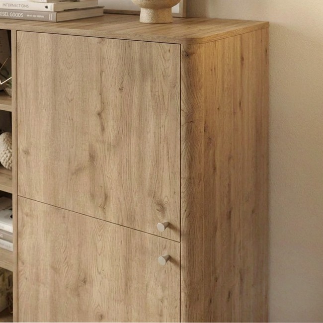 Μπουφές Colia Megapap χρώμα sepet oak 85x44x120,4εκ.