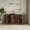 Μπουφές Dorma Megapap χρώμα καρυδί milano 180x45x80,2εκ.