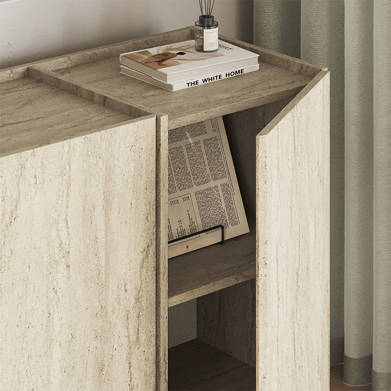 Dorma Megapap melamine console in travertine color 180x45x80.2cm.