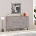 Dune Megapap melamine buffet in light mocha color 123x35x77,4cm.