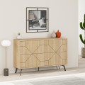 Dune Megapap melamine buffet in oak color 123x35x77,4cm.