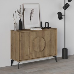 Μπουφές Gora Megapap χρώμα ανοιχτό καρυδί 110x35,6x82εκ. Μπουφές Gora Megapap χρώμα ανοιχτό καρυδί 110x35,6x82εκ.