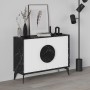 Gora Megapap melamine buffet in black marble - white color 110x35,6x82cm.