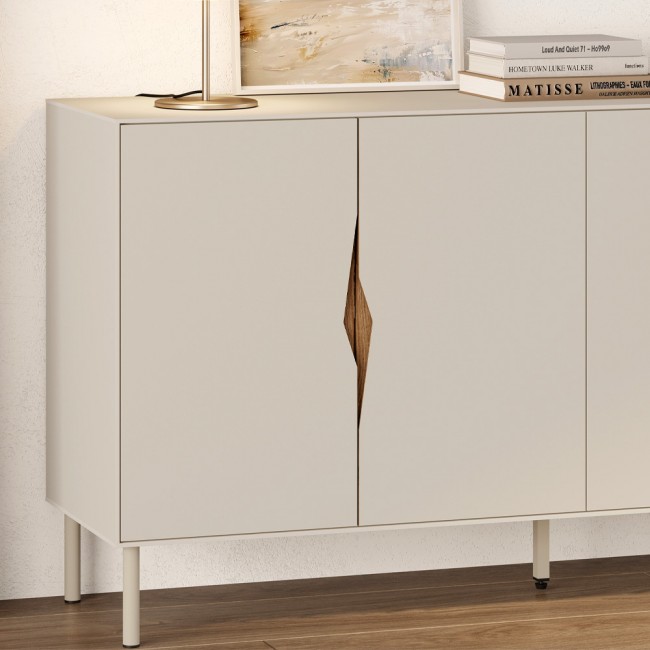 Μπουφές Marquise Megapap χρώμα sandstone 150x40x78,5εκ.
