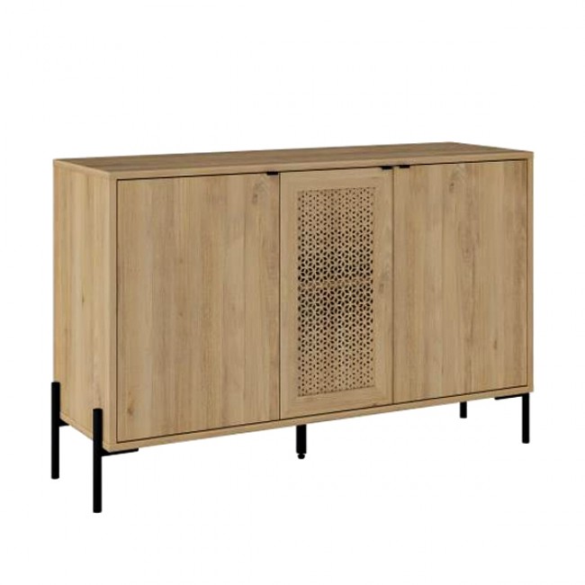 Μπουφές Naive Megapap χρώμα sapphire oak 126x40x80εκ.