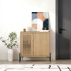 Naive Megapap melamine sideboard in sapphire oak color 80x40x80cm.