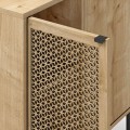 Naive Megapap melamine sideboard in sapphire oak color 80x40x80cm.