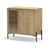 Naive Megapap melamine sideboard in sapphire oak color 80x40x80cm.