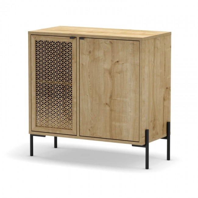 Naive Megapap melamine sideboard in sapphire oak color 80x40x80cm.