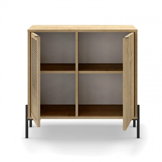 Naive Megapap melamine sideboard in sapphire oak color 80x40x80cm.