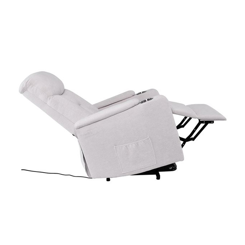 NANCY Lift-Relax Armchair, Fabric Light Grey (Electric Lift & Tilt)