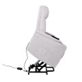 NANCY Lift-Relax Armchair, Fabric Light Grey (Electric Lift & Tilt)