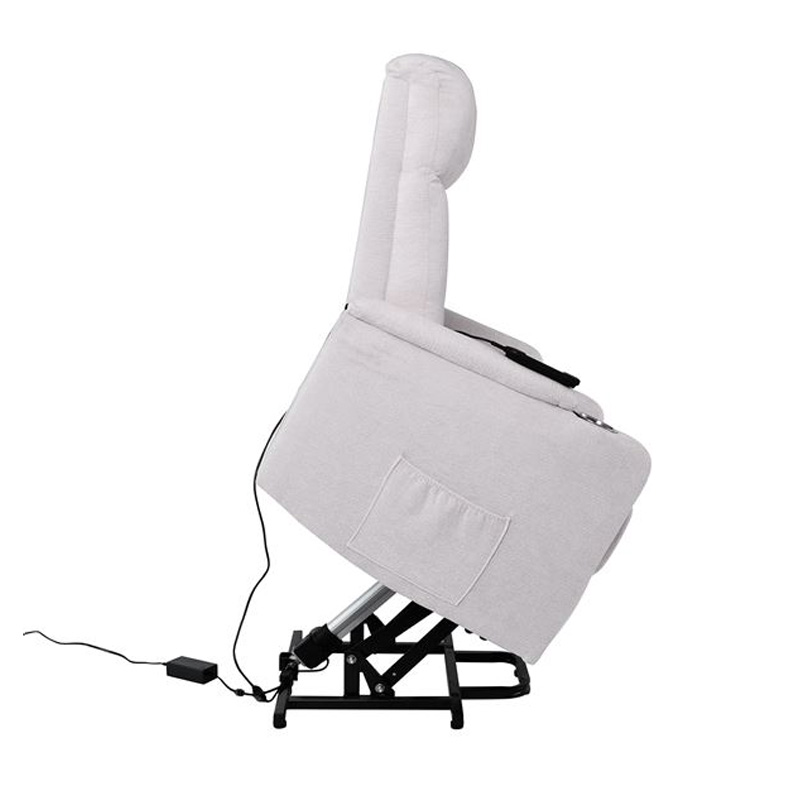 NANCY Lift-Relax Armchair, Fabric Light Grey (Electric Lift & Tilt)