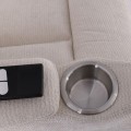 NANCY Lift-Relax Armchair, Fabric Light Grey (Electric Lift & Tilt)
