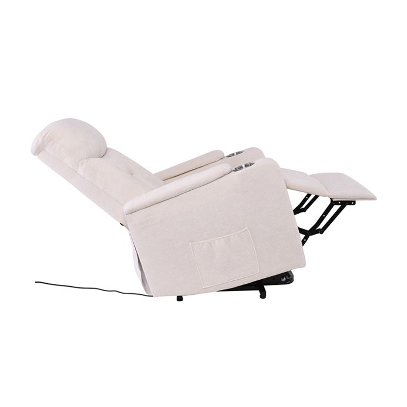 NANCY Lift-Relax Armchair, Fabric Beige (Electric Lift & Tilt)