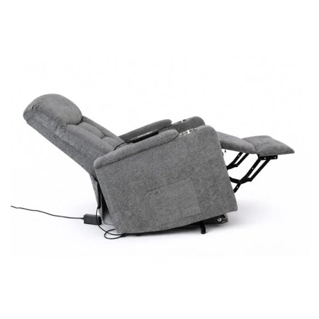 NANCY Lift-Relax Armchair, Fabric Dark Grey (Electric Lift & Tilt)