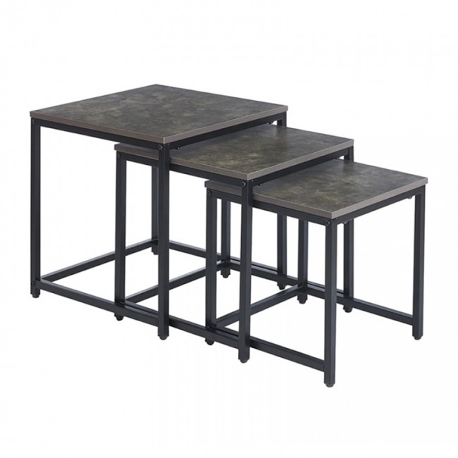 NOLAN SET 3 ΤΜΧ ΤΡΑΠΕΖΑΚΙΑ CEMENT NOLAN SET 3 ΤΜΧ ΤΡΑΠΕΖΑΚΙΑ CEMENT