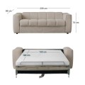 NORRIS Sofabed Water Repellent Fabric Beige