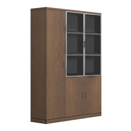 PROLINE Cabinet/Bookcase Left Wild Oak/Black