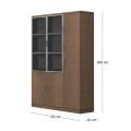 PROLINE Cabinet/Bookcase Right Wild Oak/Black