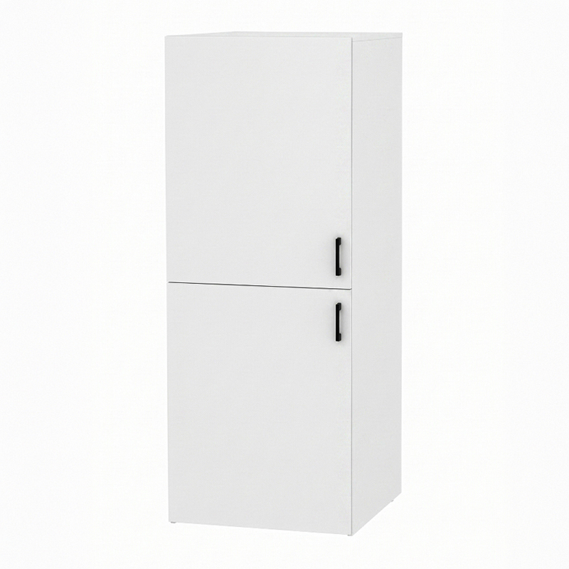 Miles Megapap melamine bathroom - laundry machine cabinet in white color 70x70x180cm.