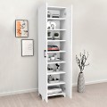 Lilly Megapap melamine wardrobe - shoe rack in white color 49x32x178cm