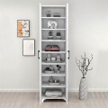 Lilly Megapap melamine wardrobe - shoe rack in white color 49x32x178cm