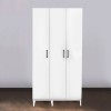 Ντουλάπα ρούχων Dacota Megapap μελαμίνης τρίφυλλη χρώμα λευκό 90x47x180εκ. Ντουλάπα ρούχων Dacota Megapap μελαμίνης τρίφυλλη χρώμα λευκό 90x47x180εκ.