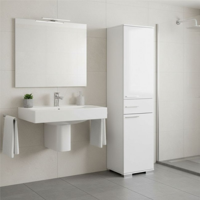 Ντουλάπα ρούχων - παπουτσοθήκη 12 ζεύγων Diamond Megapap μονόφυλλη σε λευκό 45x40x187εκ. Ντουλάπα ρούχων - παπουτσοθήκη 12 ζεύγων Diamond Megapap μονόφυλλη σε λευκό 45x40x187εκ.